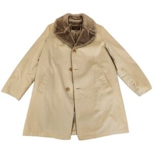 BOTANY'500 COAT Vintage - SIZE 44‎ LONG Fur